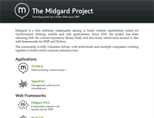 Tablet Screenshot of midgard-project.org
